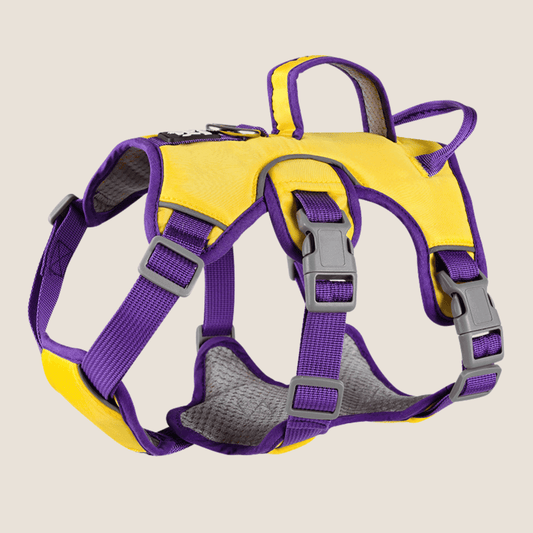 Escape-Proof Reflective Dog Harness with Handle(Yellow)