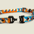 Load image into Gallery viewer, Energy Orange Collar with Metal Buckle
